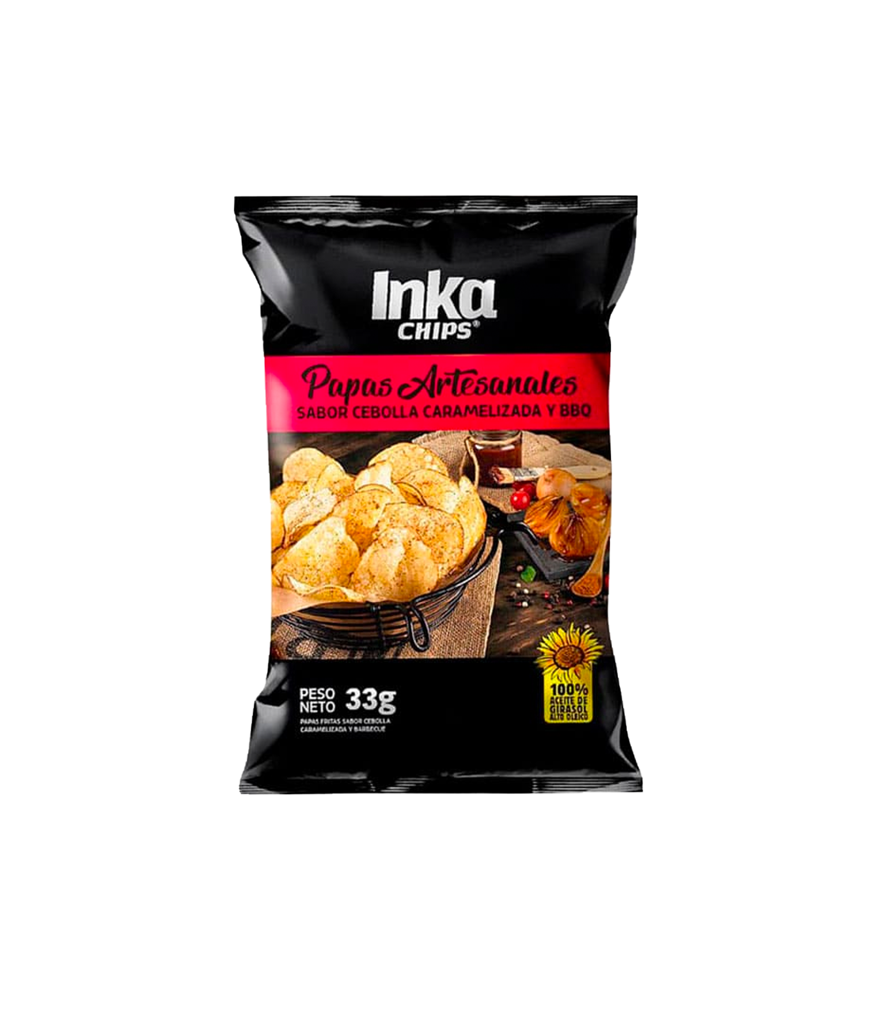 INKA CHIPS PAPA FRITA CEBOLLA CARAMELIZADA BBQ 33GR